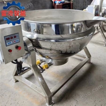 200L不锈钢商用蒸煮锅 蒸汽夹层锅 蒸熏煮设备